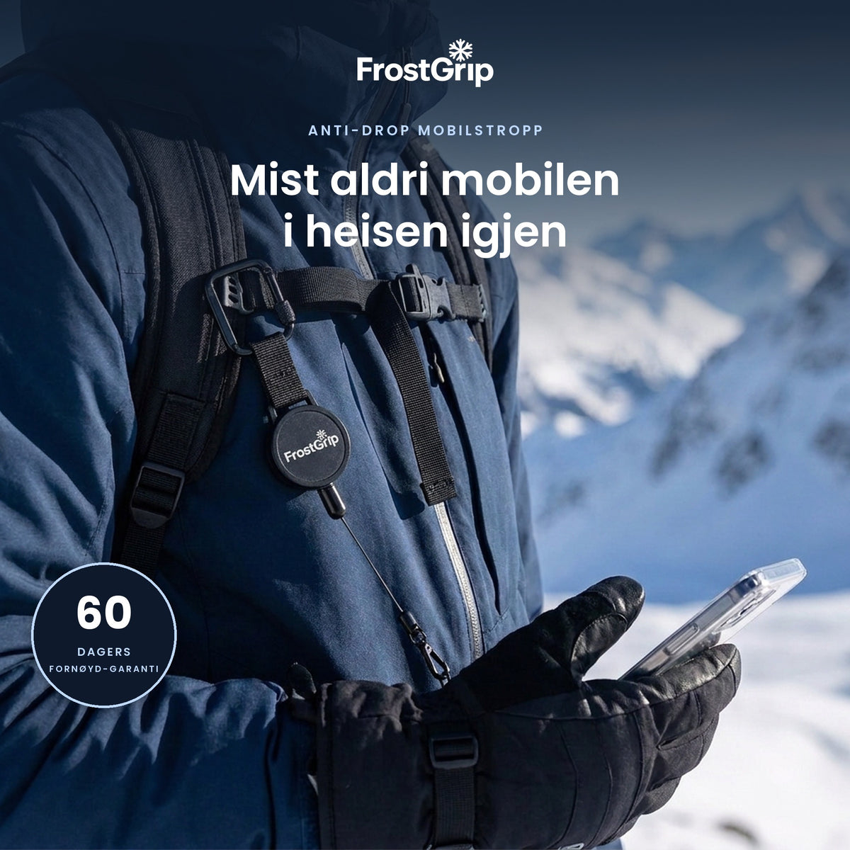 FrostGrip™ Anti-Drop Mobilreim