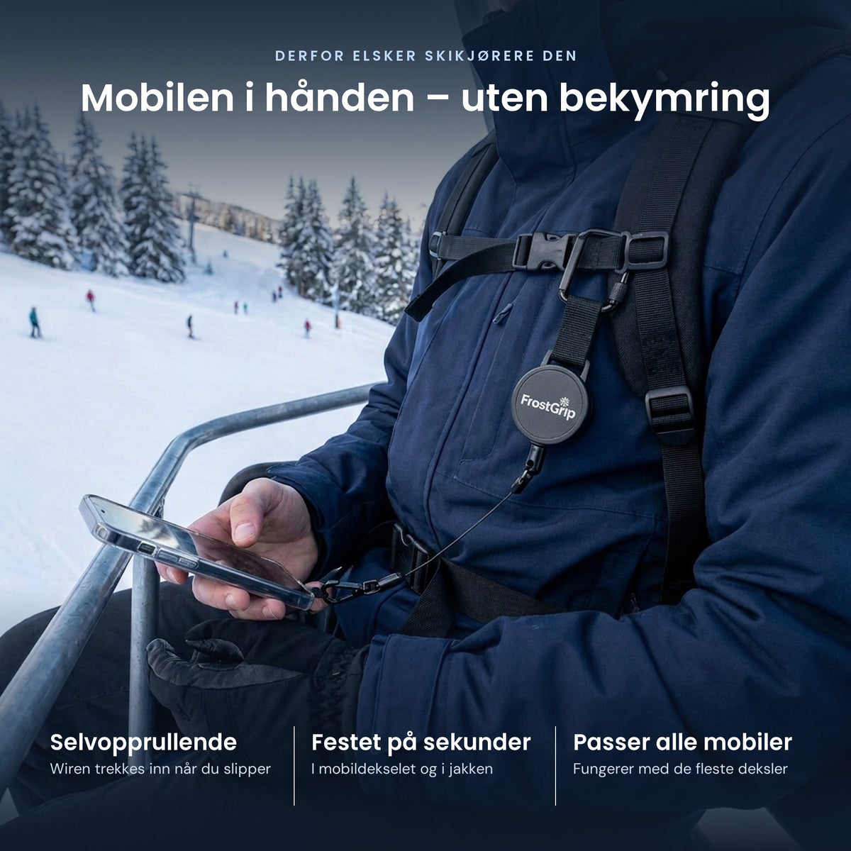 FrostGrip™ Anti-Drop Mobilreim