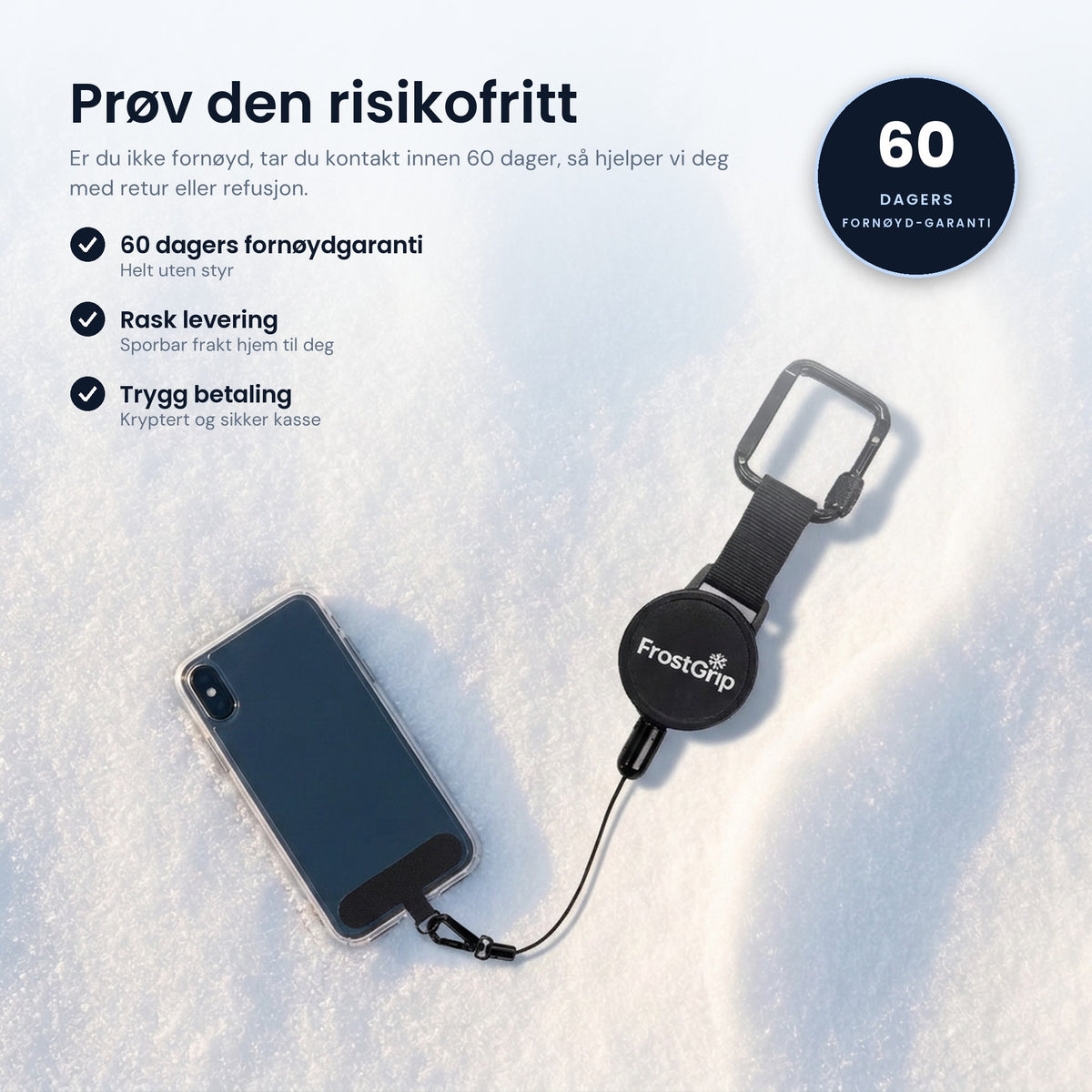 FrostGrip™ Anti-Drop Mobilreim